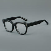 Abbas Vintage Acetate Glasses Frames Round Frames Southood Black